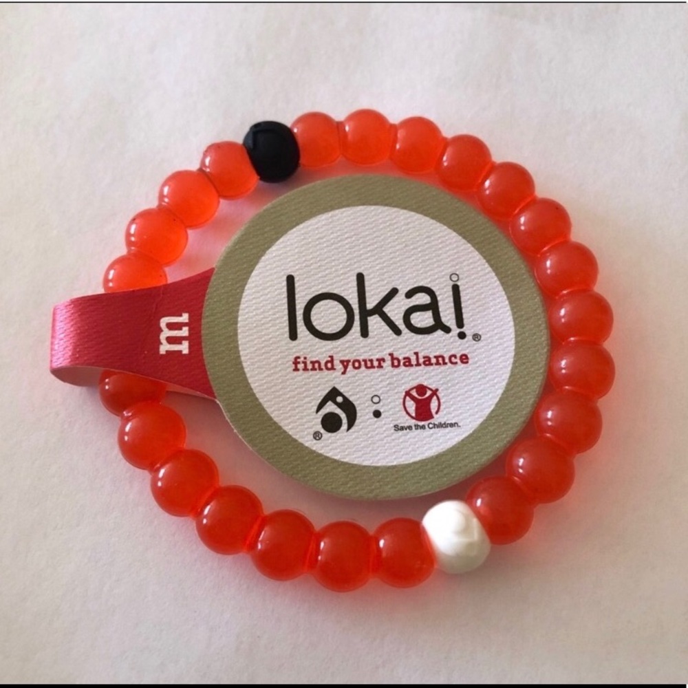 Lokai transparent red - save the children